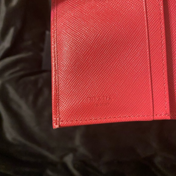 Prada Red Card Wallet w/Box - Picture 7 of 13